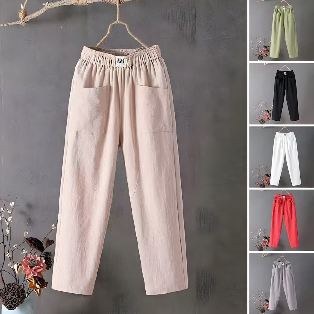 YESSA | Casual Pants in Cotton and Linen