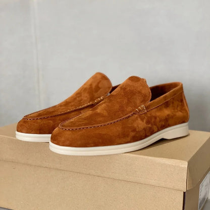 Elevate Your Style with DEAN Men's Luxurious Suede Leather Loafers