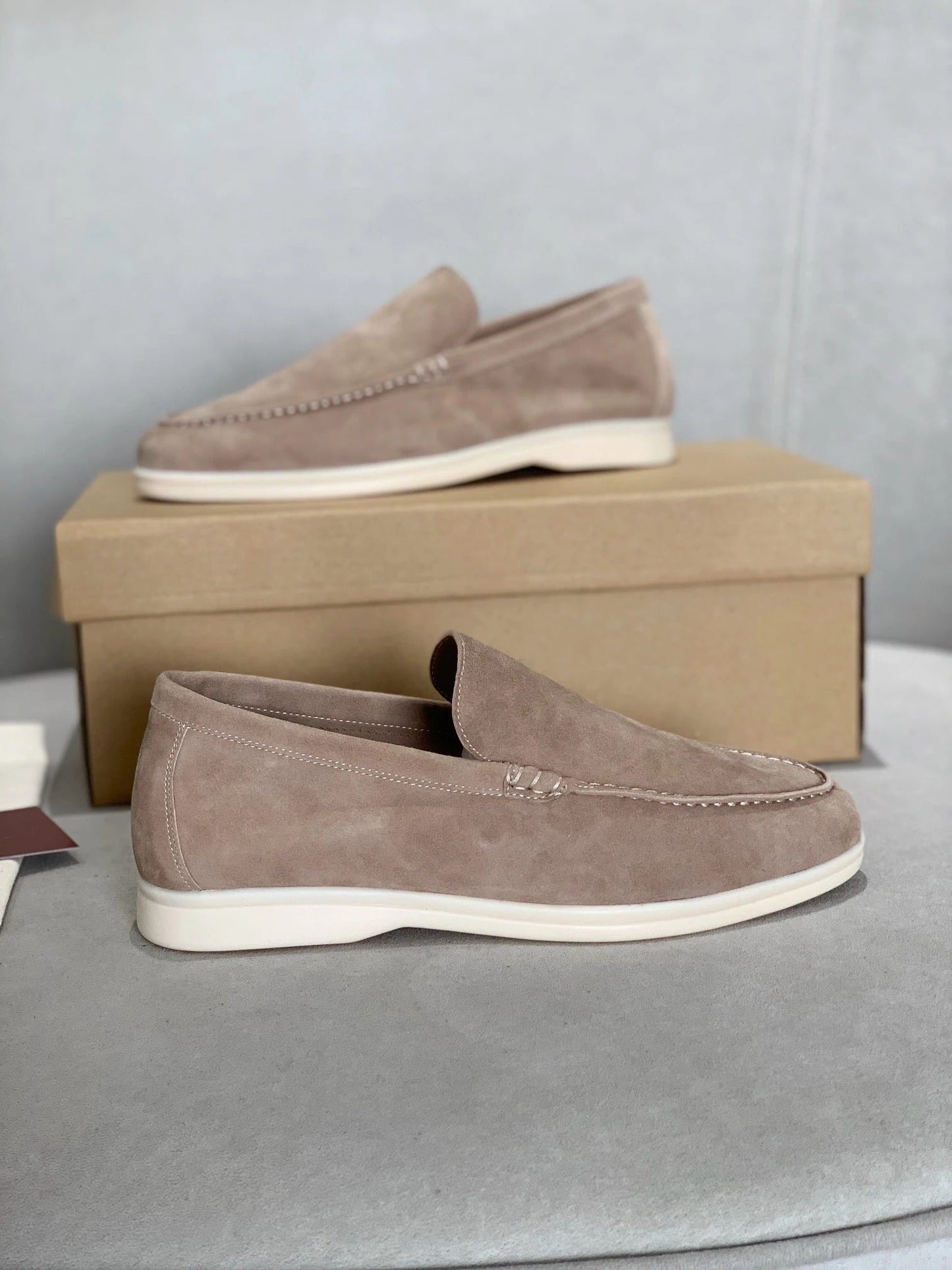 Elevate Your Style with DEAN Men's Luxurious Suede Leather Loafers