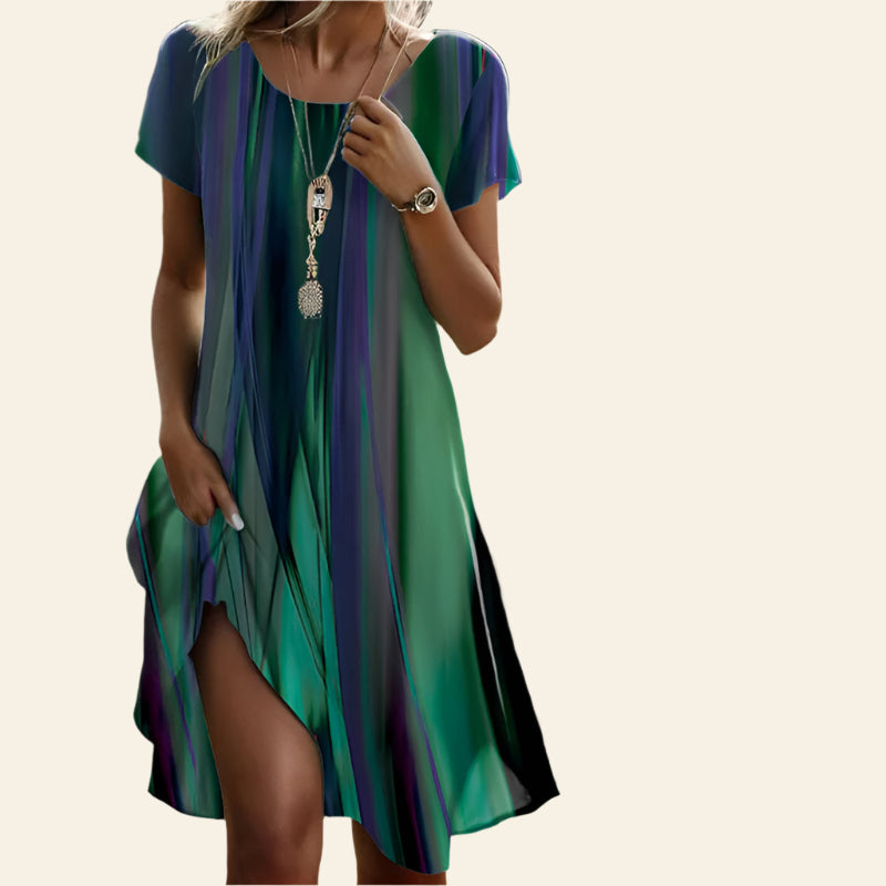 Jamie™ - Chic Bohemian Gradient Dress for Effortless Style