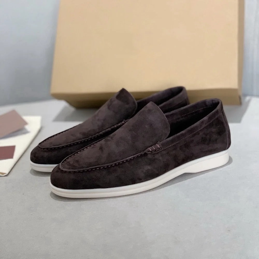 Elevate Your Style with DEAN Men's Luxurious Suede Leather Loafers