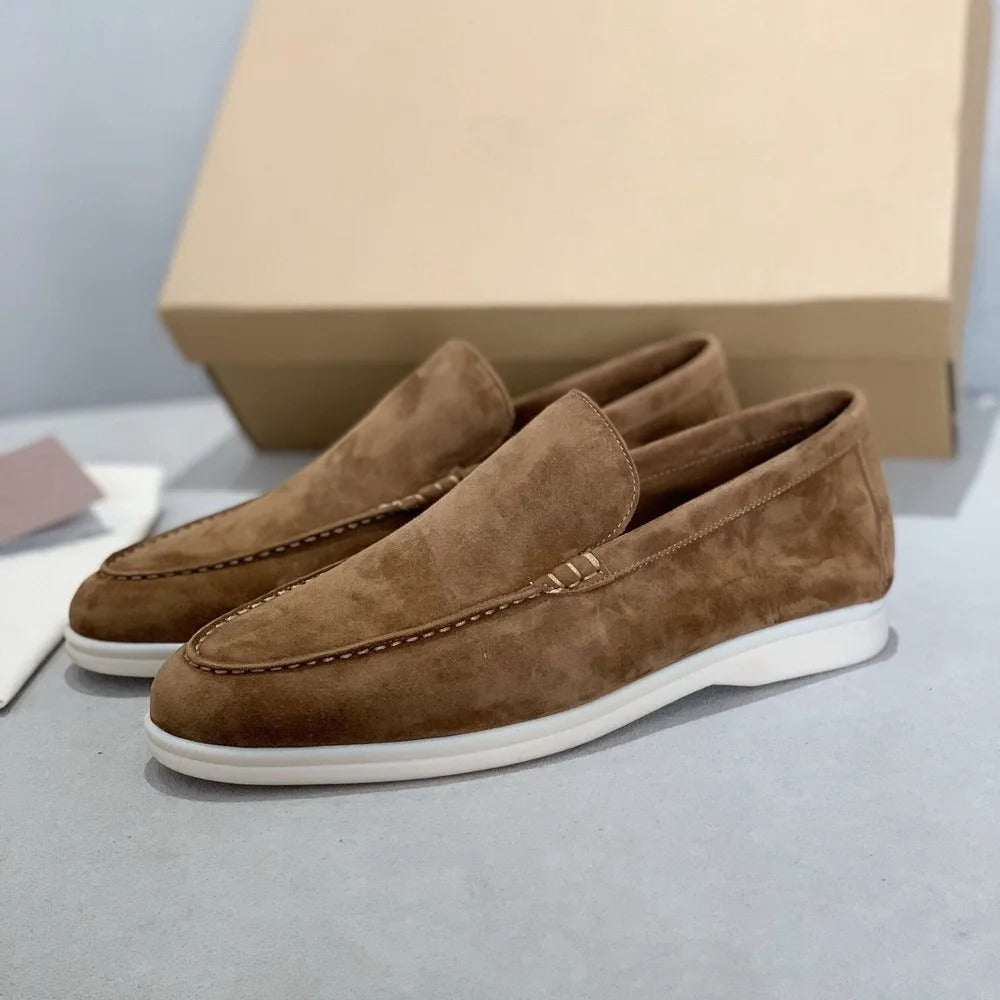 Elevate Your Style with DEAN Men's Luxurious Suede Leather Loafers