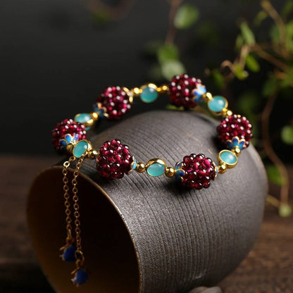 Natural Stone Berries Bracelet