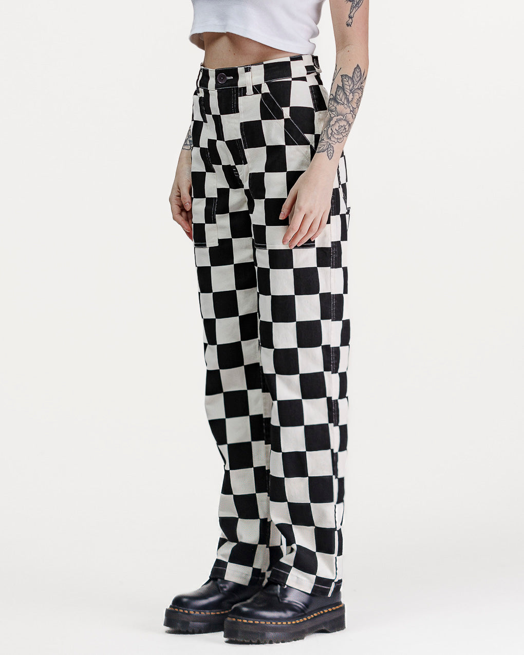 Checkerboard Pants