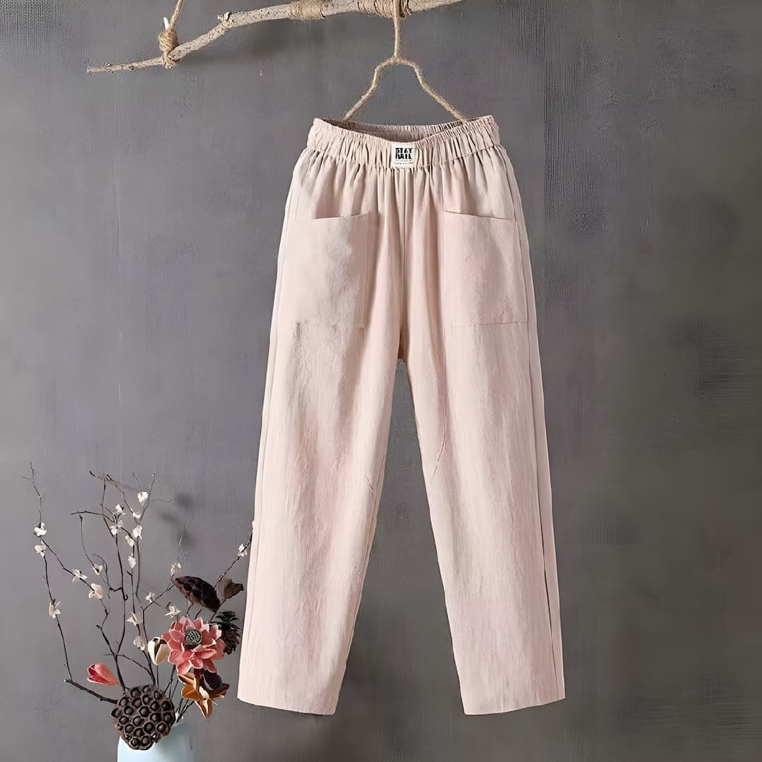 YESSA | Casual Pants in Cotton and Linen