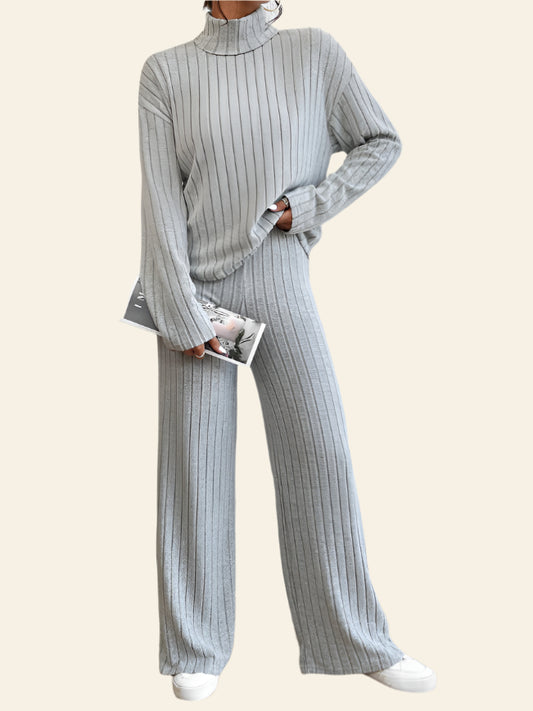 Rola - Cozy Ribbed Knit Two-Piece Set