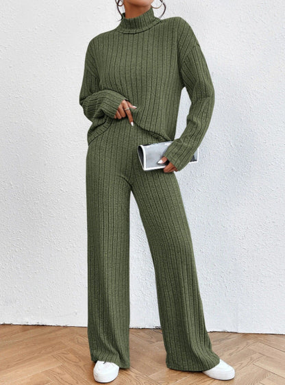 Rola - Cozy Ribbed Knit Two-Piece Set