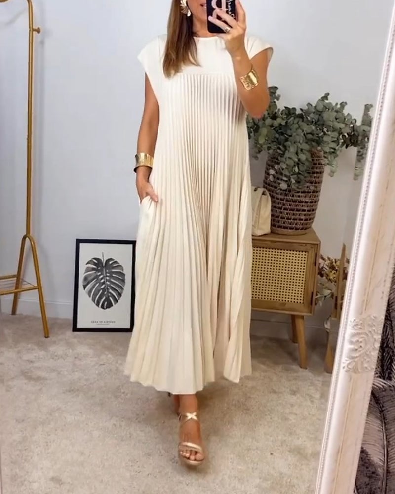 Madelyn - Elegant Pleated Dress