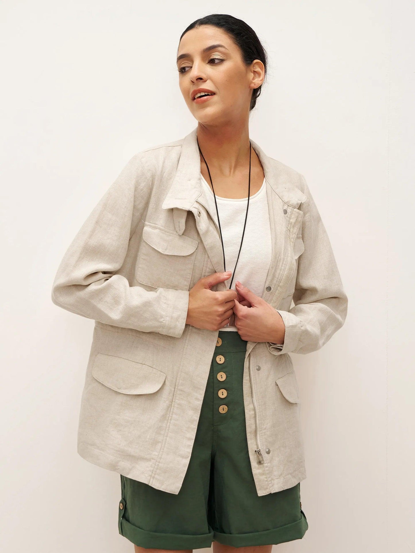 EVELINA | Linen Jacket