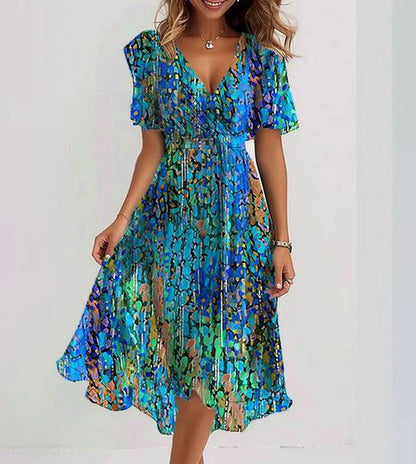 Florence Special Short Sleeve Midi Dress