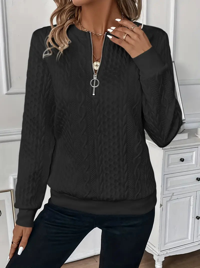 Pauline - Elegant Jumper with Zip