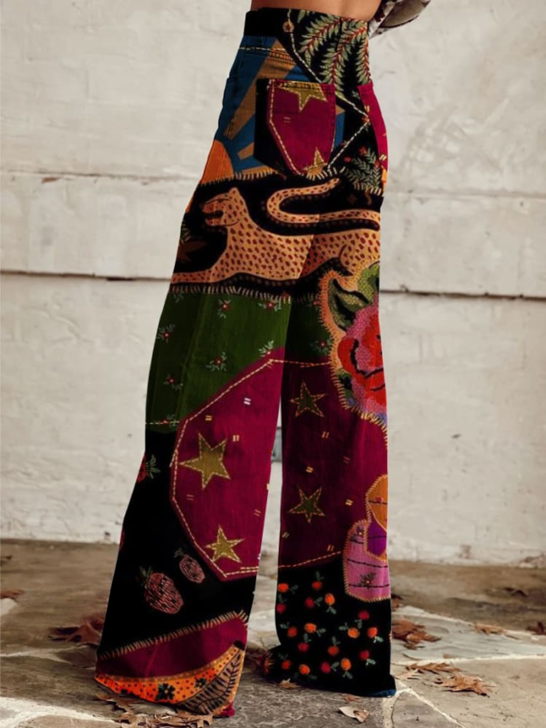 Boho Patchwork | Vintage Flared Pants