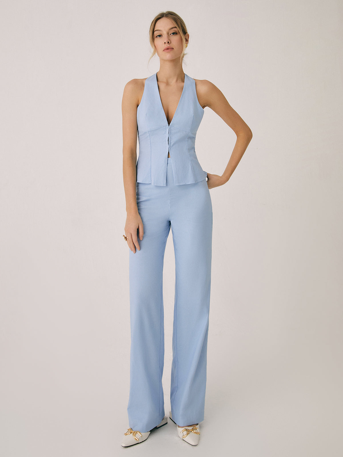 EMMA | Straight trousers set