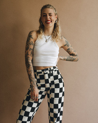 Checkerboard Pants