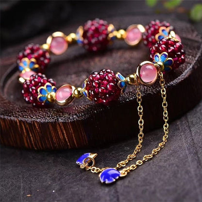 Natural Stone Berries Bracelet