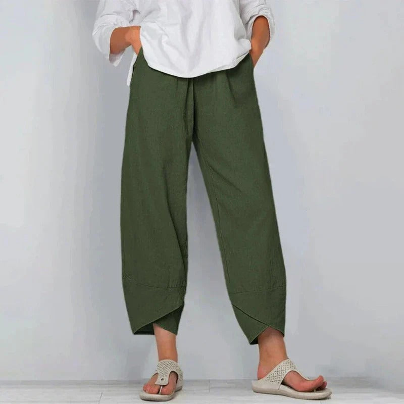 Stylish Cotton Trousers by Natalie