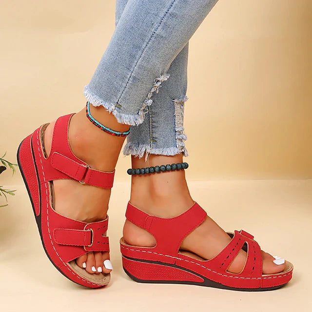 Loes™ Stylish Open-Toe Orthopedic Sandals for Ultimate Comfort