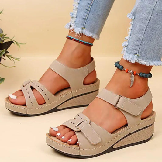 Loes™ Stylish Open-Toe Orthopedic Sandals for Ultimate Comfort