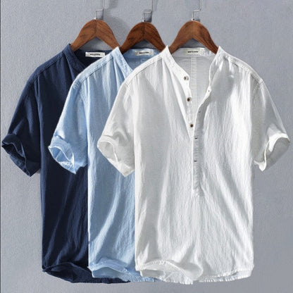 Stylish Damian Cotton-Linen Blend Shirt