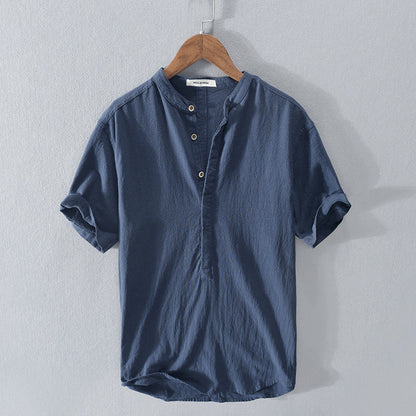 Stylish Damian Cotton-Linen Blend Shirt