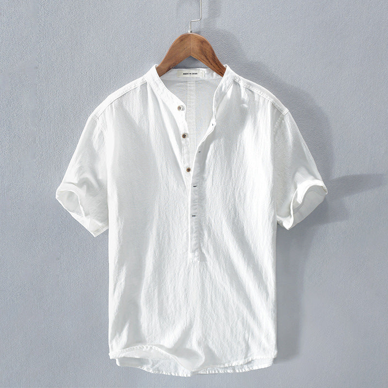 Stylish Damian Cotton-Linen Blend Shirt