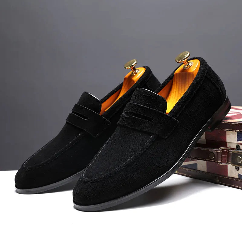 Luxurious Suede Penny Loafers