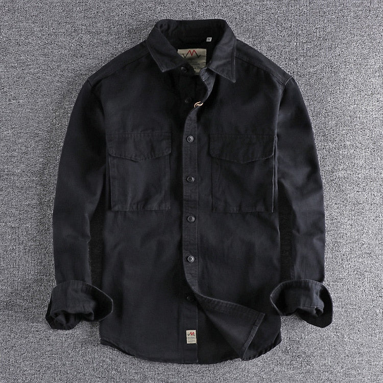 Leo | Tailored Cotton Cargo Shirt