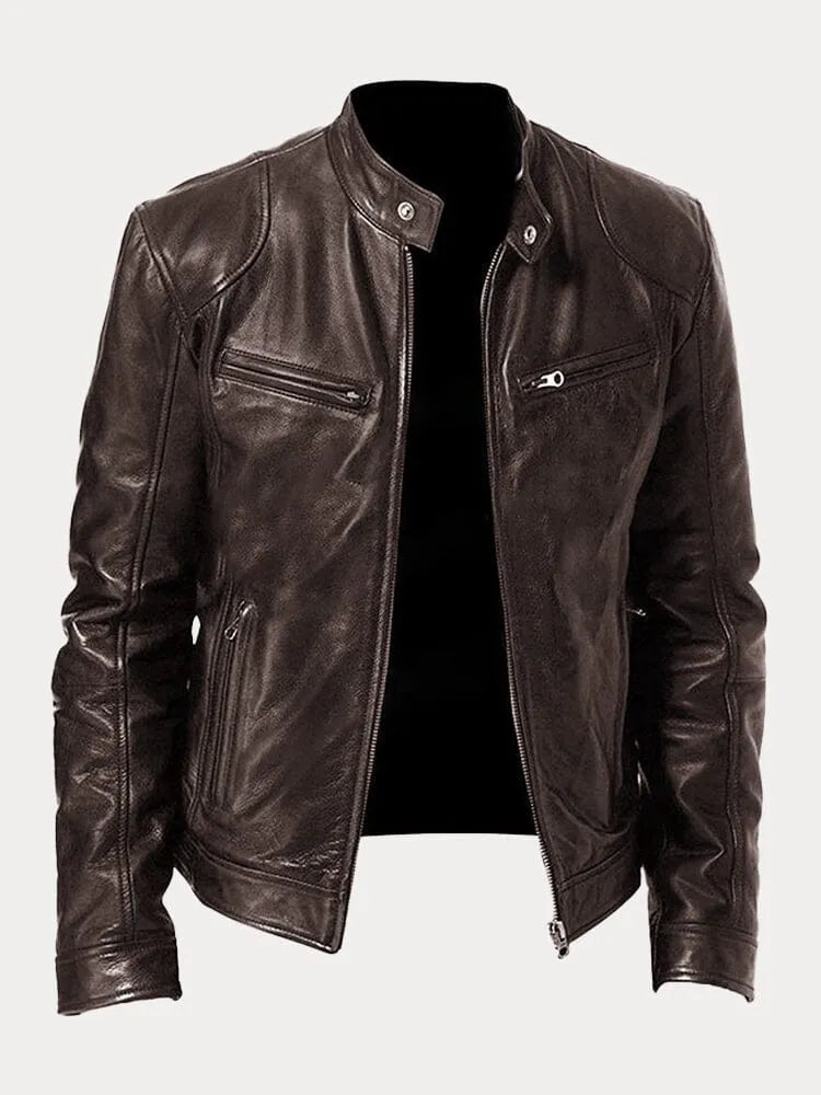 Lorenzo – Men's Casual Faux Leather Jacket