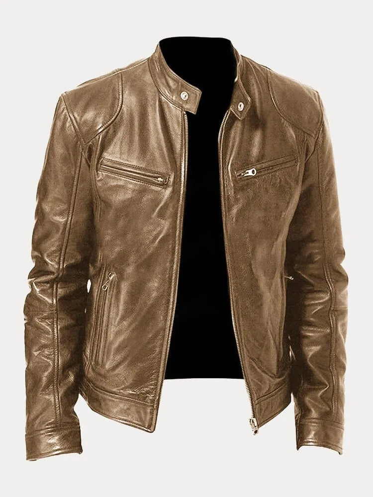 Lorenzo – Men's Casual Faux Leather Jacket