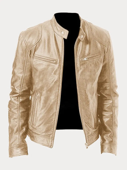 Lorenzo – Men's Casual Faux Leather Jacket