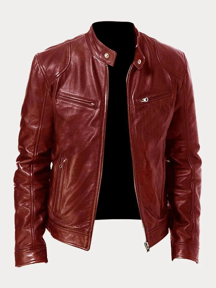 Lorenzo – Men's Casual Faux Leather Jacket