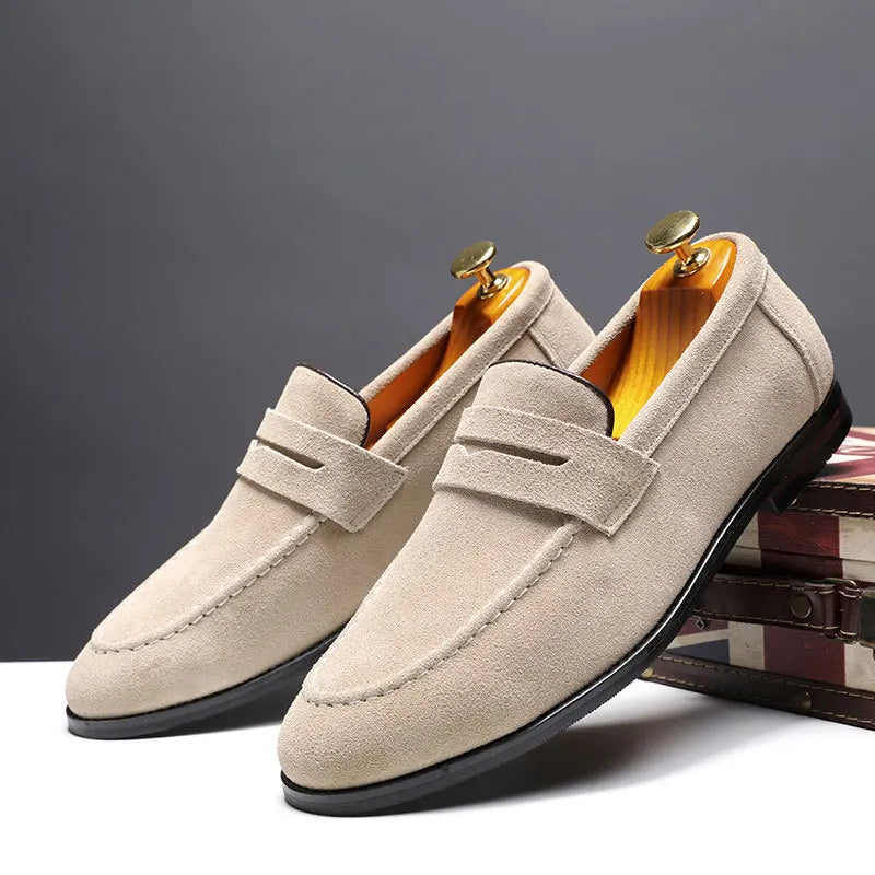 Luxurious Suede Penny Loafers