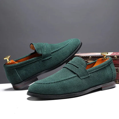 Luxurious Suede Penny Loafers