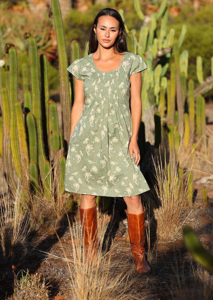 Serene Garden Dress Cascade