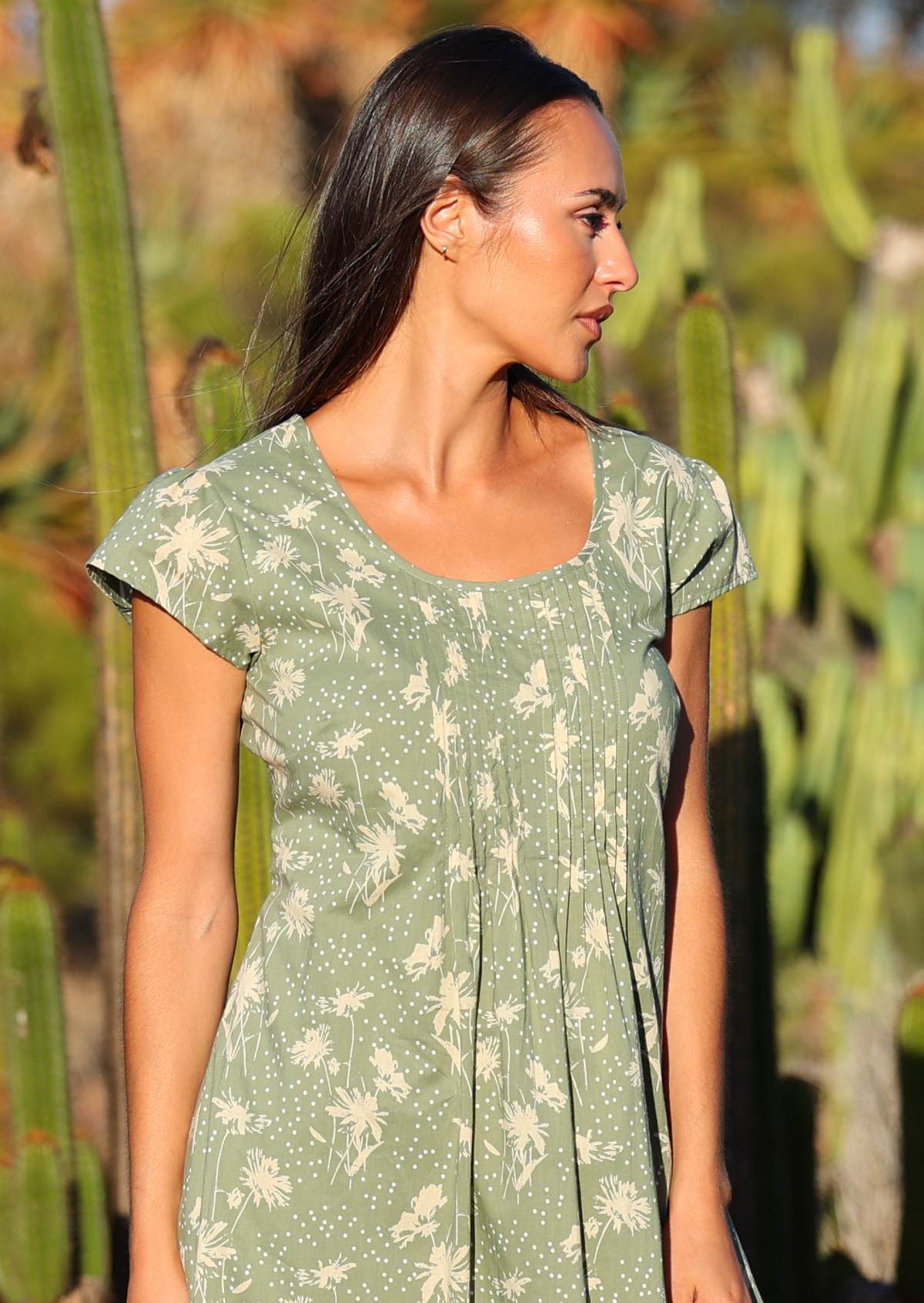 Serene Garden Dress Cascade