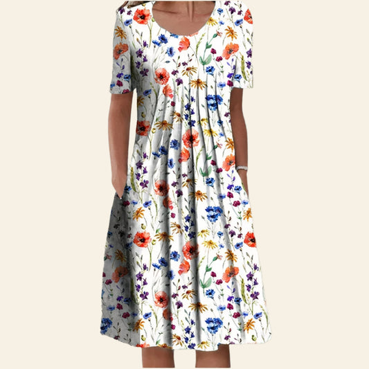 Bia | Elegant cotton dress