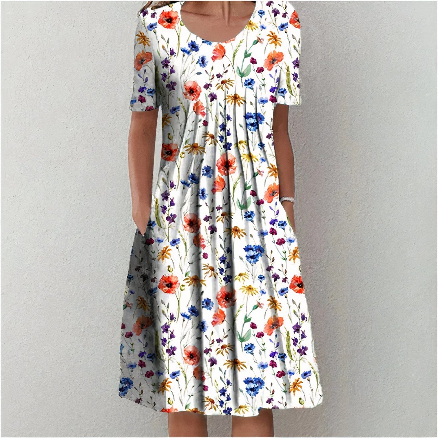 Bia | Elegant cotton dress