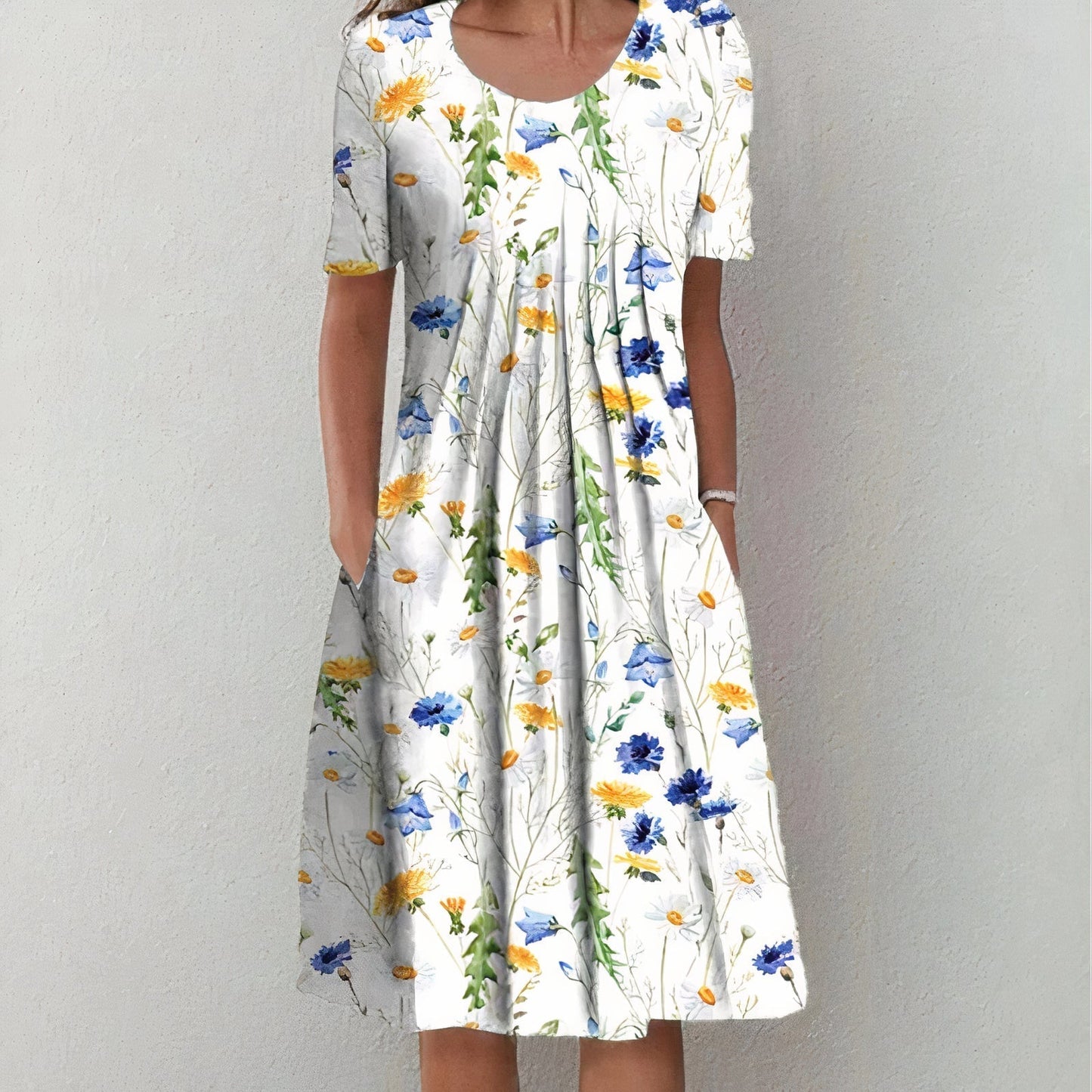 Bia | Elegant cotton dress