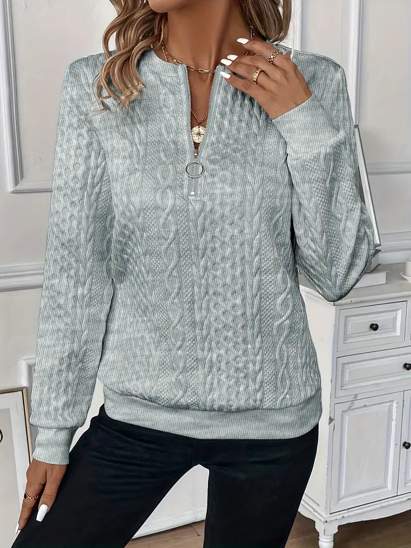 Pauline - Elegant Jumper with Zip