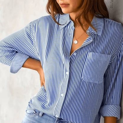 Fiona | Casual Striped Women's Blouse