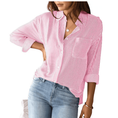 Fiona | Casual Striped Women's Blouse