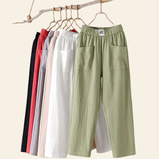 YESSA | Casual Pants in Cotton and Linen