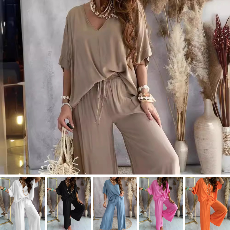 Women’s Casual Loose Solid Color Suit