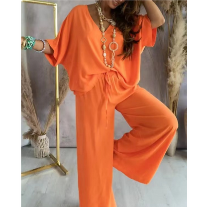 Women’s Casual Loose Solid Color Suit