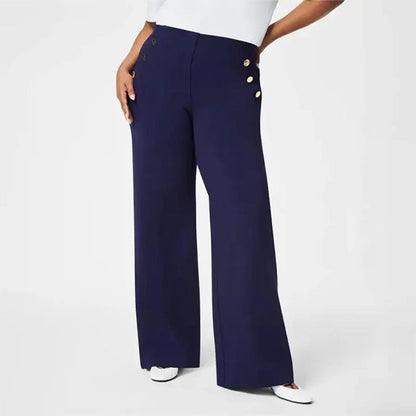 Women's Plus Size Stretch High-Waist Pants