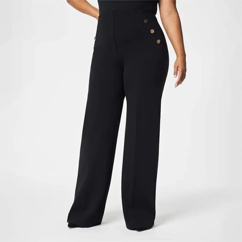 Women's Plus Size Stretch High-Waist Pants