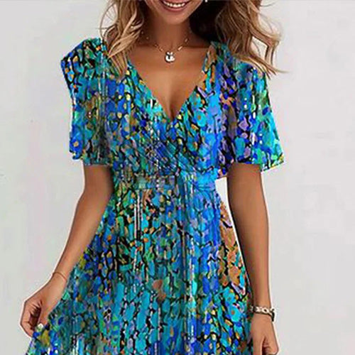 Florence Special Short Sleeve Midi Dress